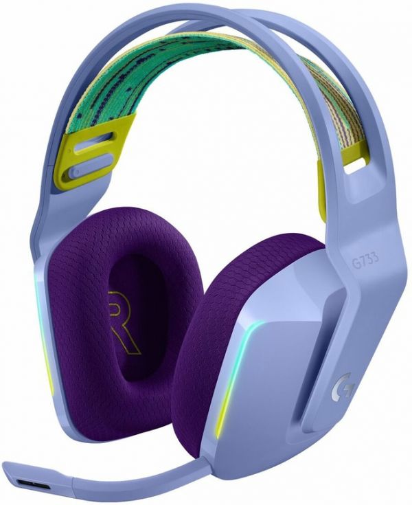 Комп'ютерна гарнітура Logitech G733 Lightspeed Wireless RGB Lilac (981-000890)