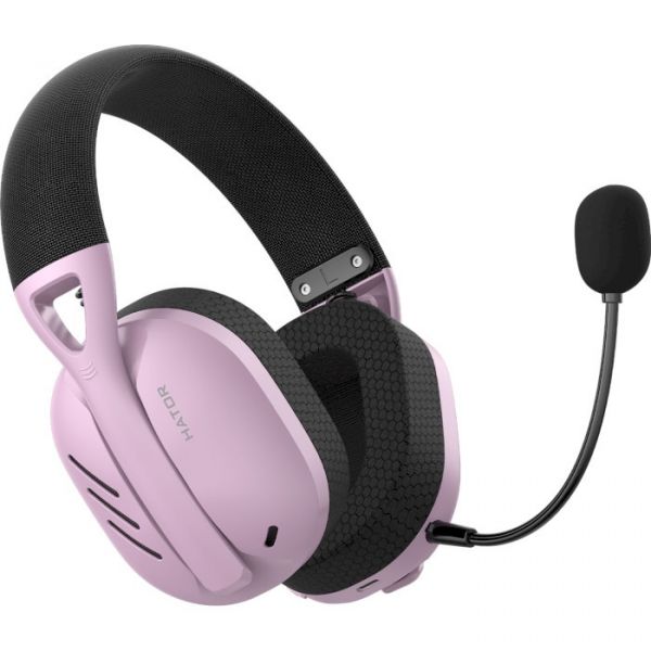 Компьютерная гарнитура Hator Hyperpunk 2 Wireless Tri-mode Black/Lilac (HTA-859)