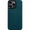 Чохол Pitaka MagEZ Case 4 Twill 1500D Black/Blue for iPhone 15 Pro Max (KI1508PM)