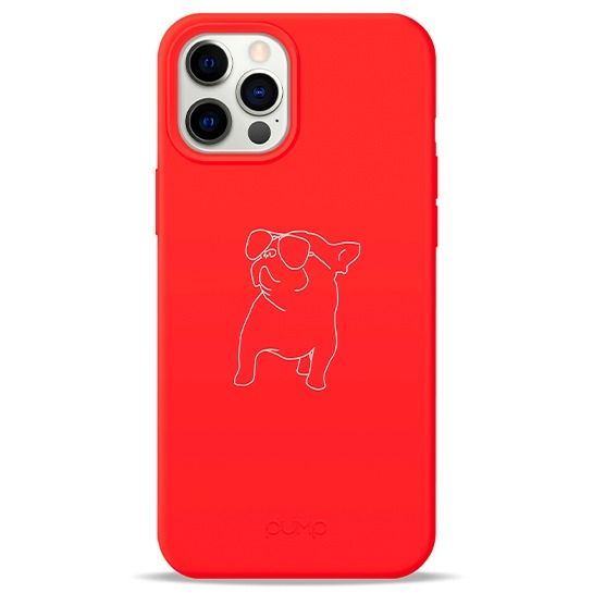 Чехол Pump Silicone Case Pug With for iPhone 12 Pro Max