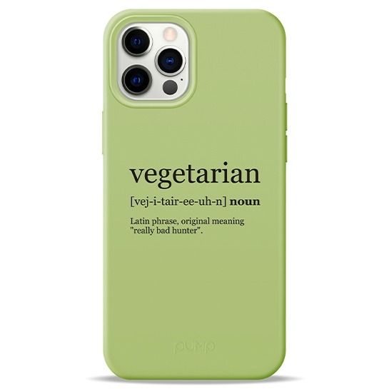 Чехол Pump Silicone Case Vegetarian for iPhone 12 Pro Max