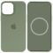 Чехол  Apple Silicone Case with Animation & MagSafe iPhone 15 Pro (1:1 original), Cypress
