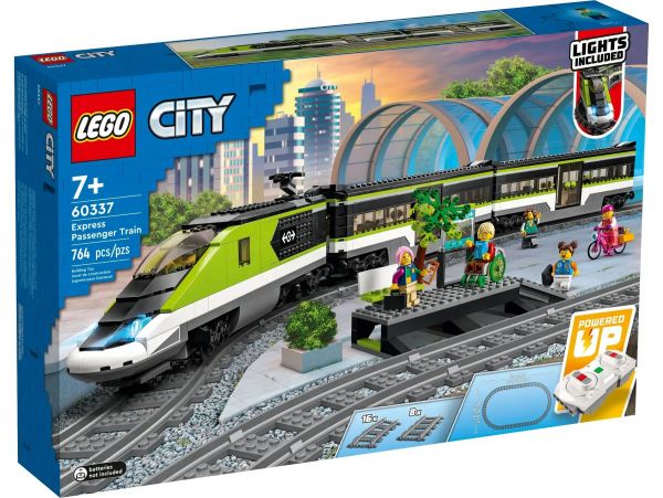 Блоковий конструктор LEGO City Пасажирський експрес-поїзд, 764 деталей (60337)