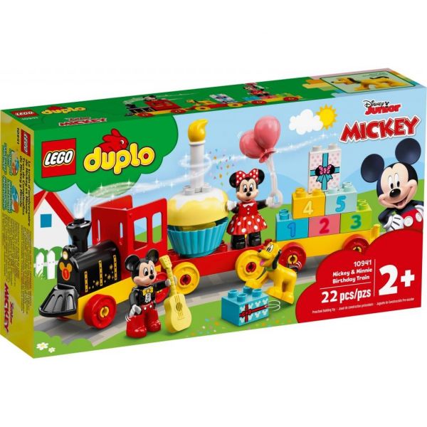 Блоковий конструктор  LEGO DUPLO Святковий потяг Мікі та Мінні (10941)