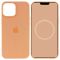Чохол Apple Silicone Case with Animation & MagSafe iPhone 15 Pro (1:1 original), Orange Sorbet