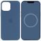 Чохол Apple Silicone Case with Animation & MagSafe iPhone 15 Pro Max (1:1 original), Winter Blue