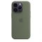Чехол Apple Silicone Case with MagSafe iPhone 14 Pro (1:1 original) Olive