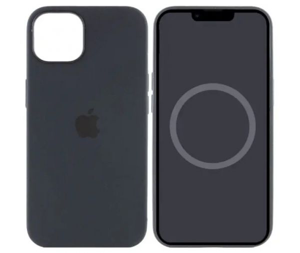 Чехол Silicon Case with Animation & MagSafe iPhone 13 Pro (1:1 original) Midnight