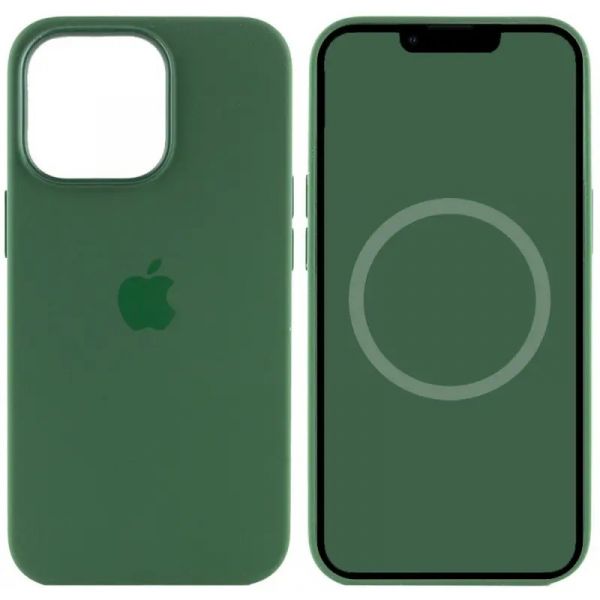 Чехол Silicon Case with Animation & MagSafe iPhone 13 Pro (1:1 original) Clover