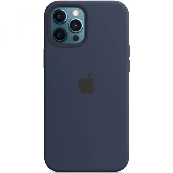 Чехол Apple Silicone Case for iPhone 12 Pro Max Deep Navy