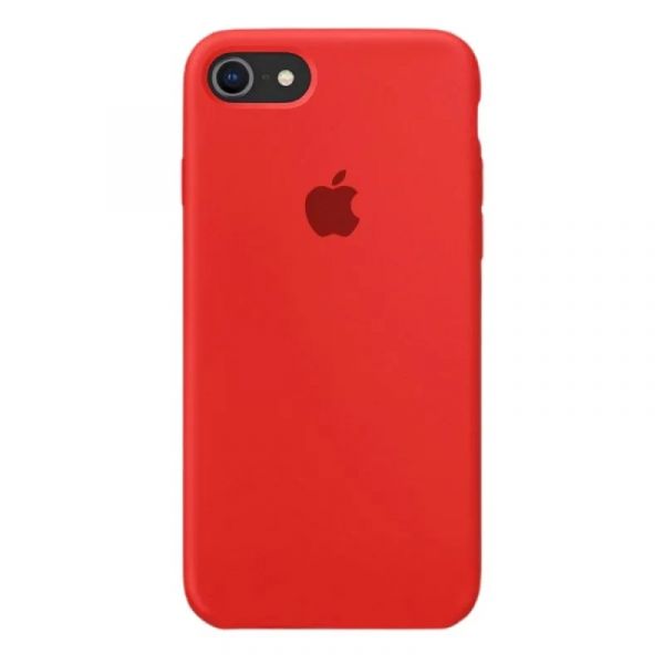 Чехол Apple Silicone Case Red for IPhone 8