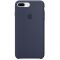 Чохол Apple Silicone Case Midnight Blue for iPhone 7 Plus/ 8 Plus