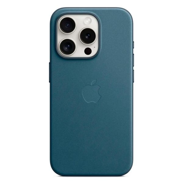 Чехол Apple FineWoven Case with Animation & MagSafe iPhone 15 Pro Max (1:1 original), Pacific Blue