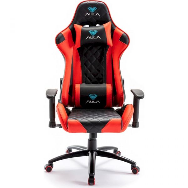 Крісло для геймерів Aula F1029 Gaming Chair Black/Red (6948391286181)