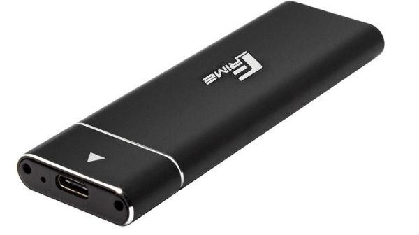 Зовнішня кишеня Frime USB 3.1 Type-C Metal Black (FHE220.M2UC)