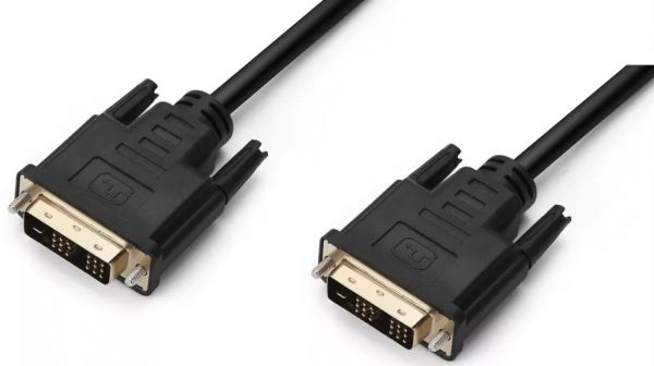 Кабель DVI - DVI  Prologix (M/M), Single link,18+1, 3 м, Black (PR-DVI-DVI-P-05-28-3m)