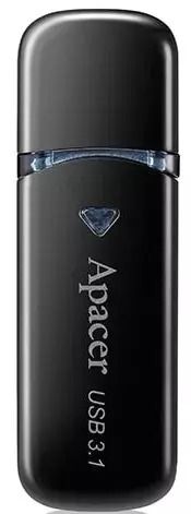 USB флеш накопичувач Apacer 128 GB AH355 USB 3.2 Black (AP128GAH355B-1)