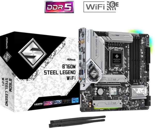 Материнська плата ASRock B760M Steel Legend WiFi