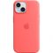 Чохол Apple Silicone Case with Animation & MagSafe iPhone 15 (1:1 original), Guava