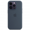 Чохол Apple Silicone Case with MagSafe iPhone 14 Pro (1:1 original) Stormblue