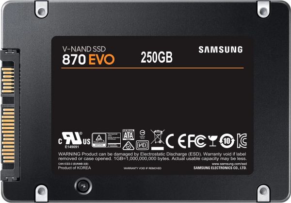 SSD накопитель Samsung 870 EVO 250 GB (MZ-77E250B)