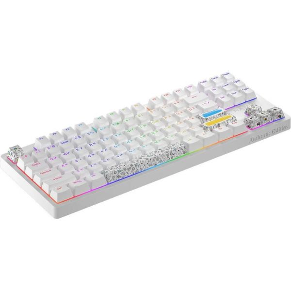 Клавіатура Hator Rockfall 2 Mecha TKL Authentic Edition White (HTK-531)