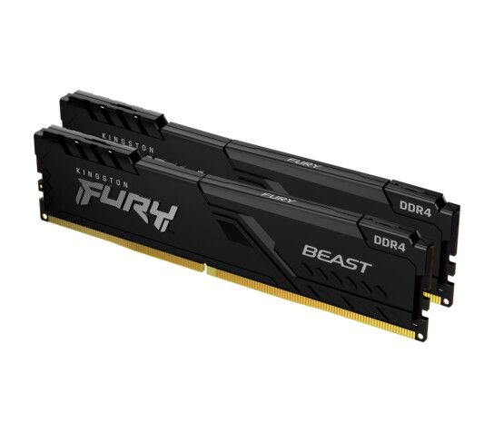 Модуль памяти DDR4 2x16GB/3600 Kingston Fury Beast RGB Black (KF436C18BBAK2/32)