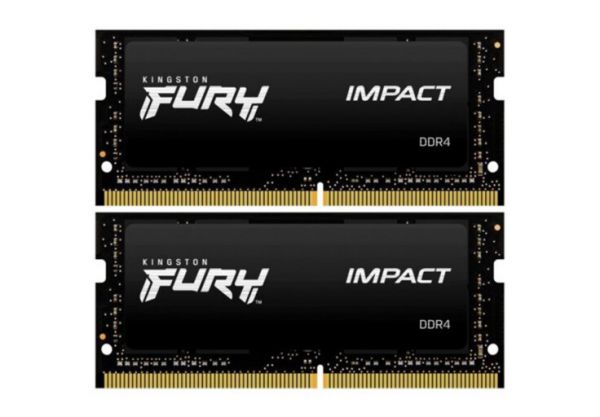 Модуль памяти SO-DIMM 2x16GB/3200 DDR4 Kingston Fury Impact (KF432S20IBK2/32)