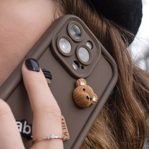 Чехол Pretty Things Case iPhone 15 Pro (brown/baby) 54861