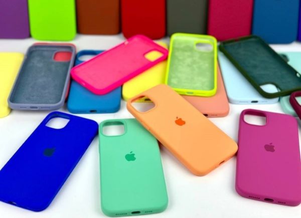 Чехол Apple Silicone Case iPhone 14 Pro Max (1:1 original) Comos Blue