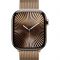 Apple Watch Series 10 GPS + Cellular 46mm Gold Titanium Case w. Gold Milanese Loop - M/L (MX003)