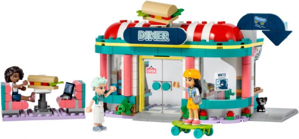 Блоковий конструктор LEGO Friends Хартлейк Сіті: ресторанчик у центрі міста (41728)