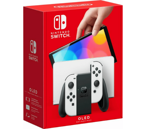 Игровая приставка  Nintendo Switch Oled with White Joy-Con