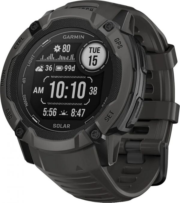 Смарт-годинник Garmin Instinct 2X Solar Graphite (010-02805-10/00/24)