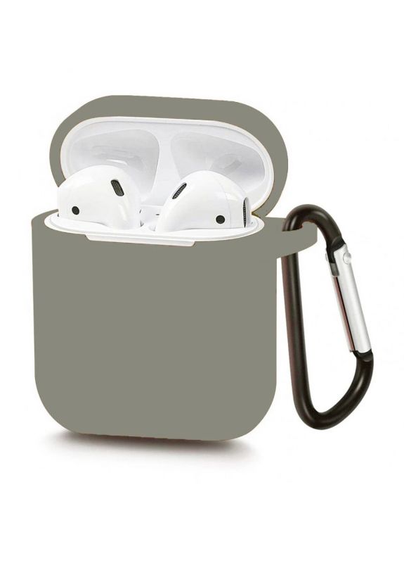 AirPods 2 Case Protection (с карабином) Dark Grey