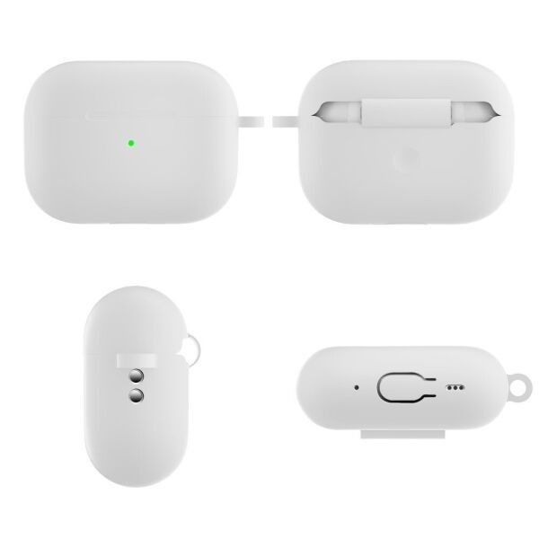 Чохол AirPods Pro 2 Case (з карабіном) White