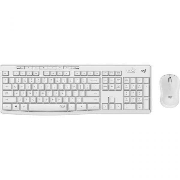 Комплект бездротовий Logitech MK295 Silent Wireless Combo White (920-009824)