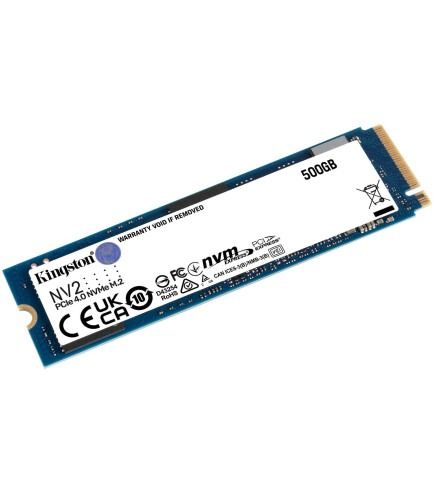 SSD накопитель 500GB Kingston NV2 M.2 2280 PCIe Gen4.0 x4 (SNV2S/500G)