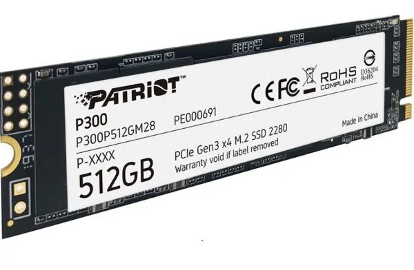 SSD накопичувач PATRIOT P300 512 GB (P300P512GM28)