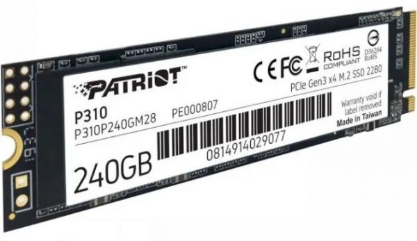 SSD накопитель PATRIOT P310 240 GB (P310P240GM28)