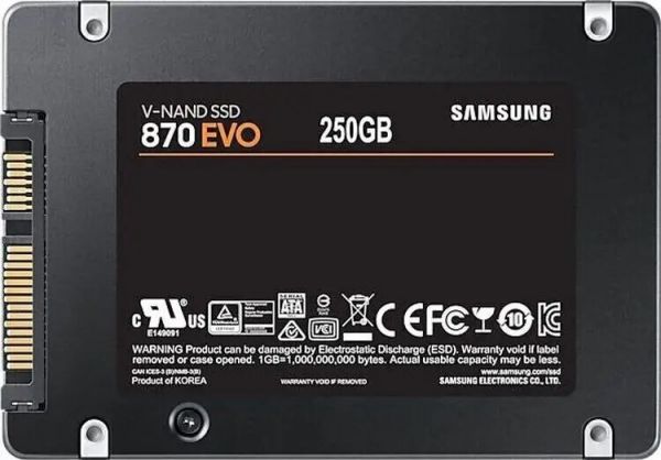 SSD накопичувач Samsung 870 EVO 2 TB (MZ-77E2T0BW)