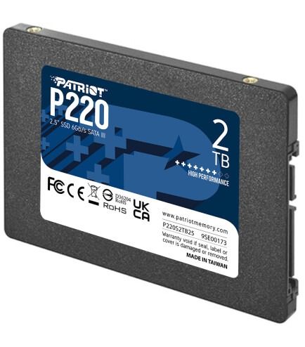 SSD накопитель PATRIOT P220 2 TB (P220S2TB25)