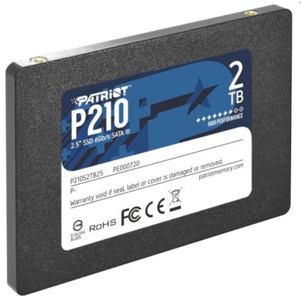 SSD накопитель PATRIOT P210 2 TB (P210S2TB25)