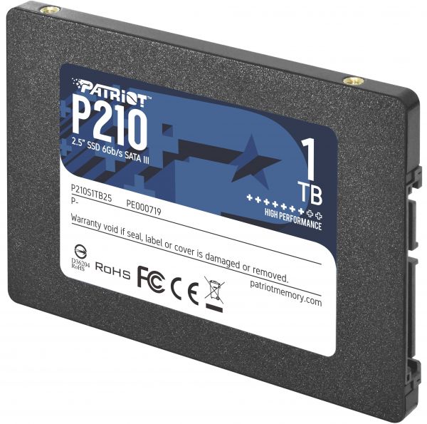 SSD накопитель PATRIOT P210 1 TB (P210S1TB25)