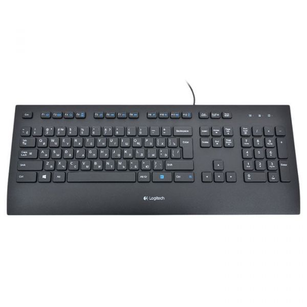 Клавіатура Logitech K280e USB Black UKR (920-005217)