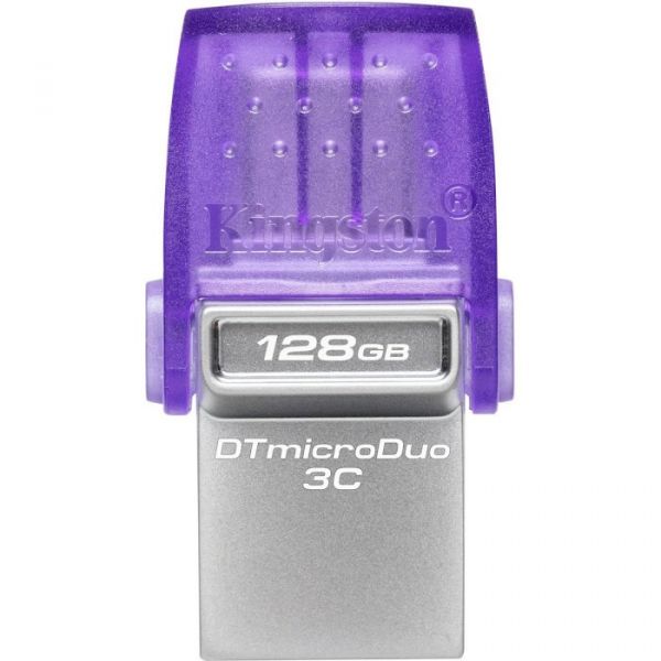 USB Type-C флеш накопичувач 128GB Kingston DataTraveler microDuo 3C (DTDUO3CG3/128GB)