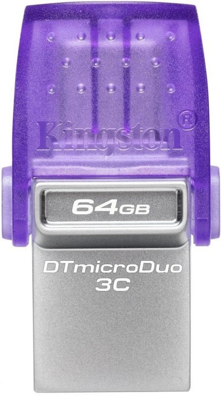 USB Type-C флеш накопичувач 64GB Kingston DataTraveler microDuo 3C (DTDUO3CG3/64GB)