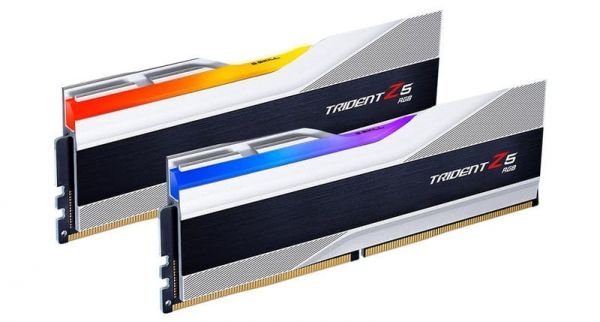 Модуль пам`ятi DDR5 2x24GB/7200 G.Skill Trident Z5 RGB Silver (F5-7200J3646F24GX2-TZ5RS)