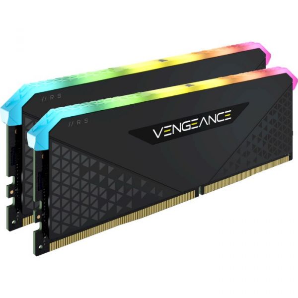 Модуль памяти DDR4 2x16GB/3200 Corsair Vengeance RGB RS Black (CMG32GX4M2E3200C16)