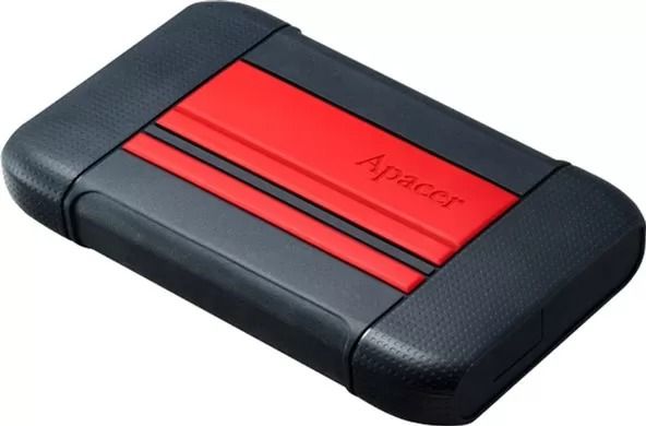 Зовнішній жорсткий диск 2.5" USB 2TB Apacer AC633 Black/Red (AP2TBAC633R-1)